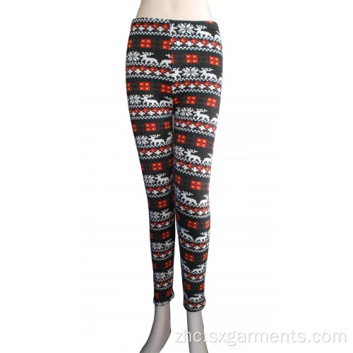 女士在春天打印的绑腿